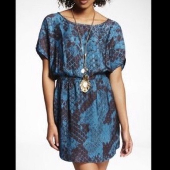 Express Snake Skin Print Dress XS - Picture 1 of 5